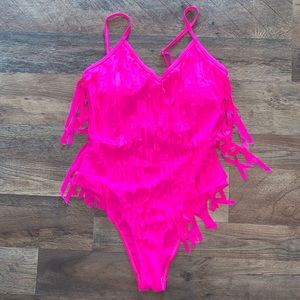 Fringe one-piece